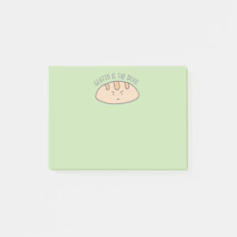 Lustiges Gluten ist der hellgrüne Teufel Post-it Klebezettel