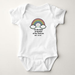 Lustiges "Gold am Ende der Wutanfälle" Regenbogen Baby Strampler