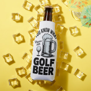 Lustiges Golf Bier Golfer Geschenk Bier Humor Golf Flaschenkühler
