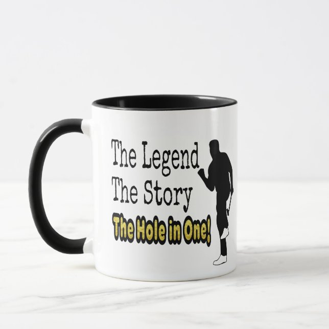 Lustiges Golf die Legende die Geschichte das Loch Tasse (Links)