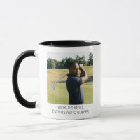 Lustiges Golf-Foto Benutzerdefiniert Papa Begeiste