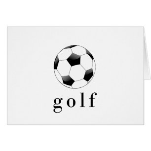 Lustiges Golf Fußball T-Shirt für Sportler