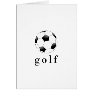 Lustiges Golf Fußball T-Shirt für Sportler