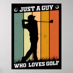 Lustiges Golf-Shirt - Abschlag im Stil und Humor 2 Poster