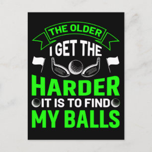 Lustiges Golf-Shirt - Abschlag im Stil und Humor 2 Postkarte