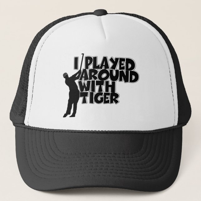 Lustiges Golf spielen Truckerkappe (Vorderseite)