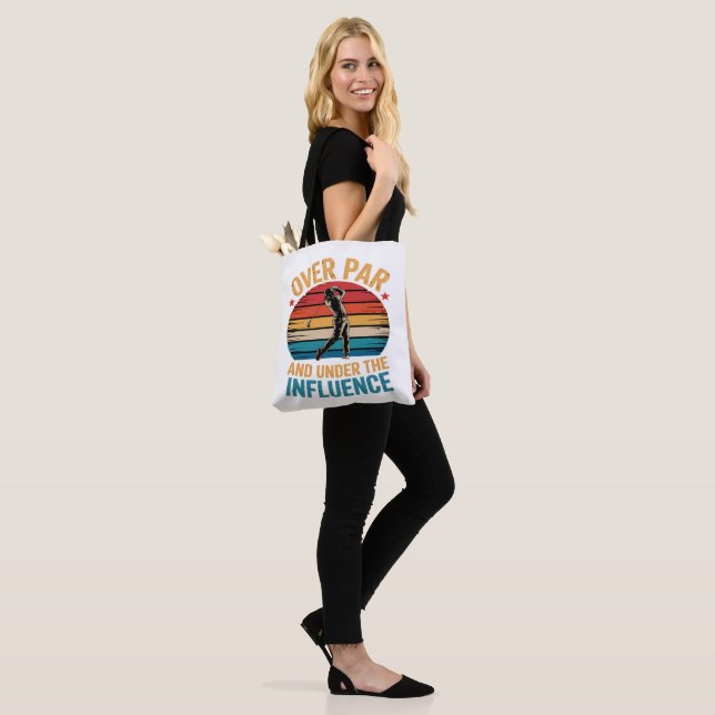 Lustiges Golfen mit Alkohol Tasche (Am Model)