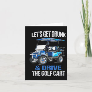Lustiges Golfspielen Karte