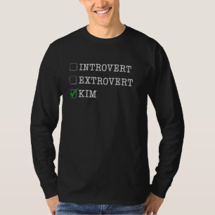 Lustiges Grafik Introvertierter, Extrovertierter, T-Shirt