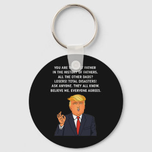Lustiges Great Dad Donald Trump Vatertagsgeschenk Schlüsselanhänger