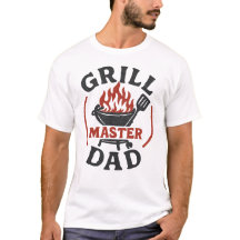 Lustiges Grillmeister-Vater BBQ T-Shirt