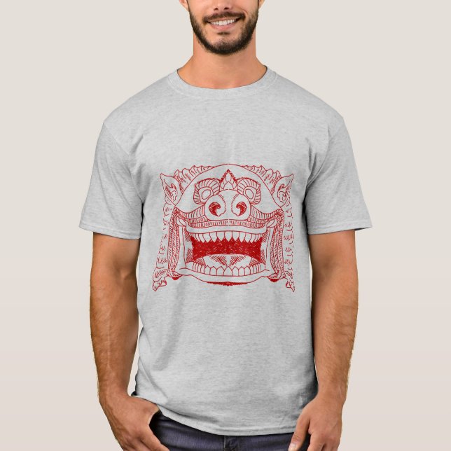 Lustiges Grinsendes-Affen-Männer-Grafik-T-Shirt -  T-Shirt (Vorderseite)