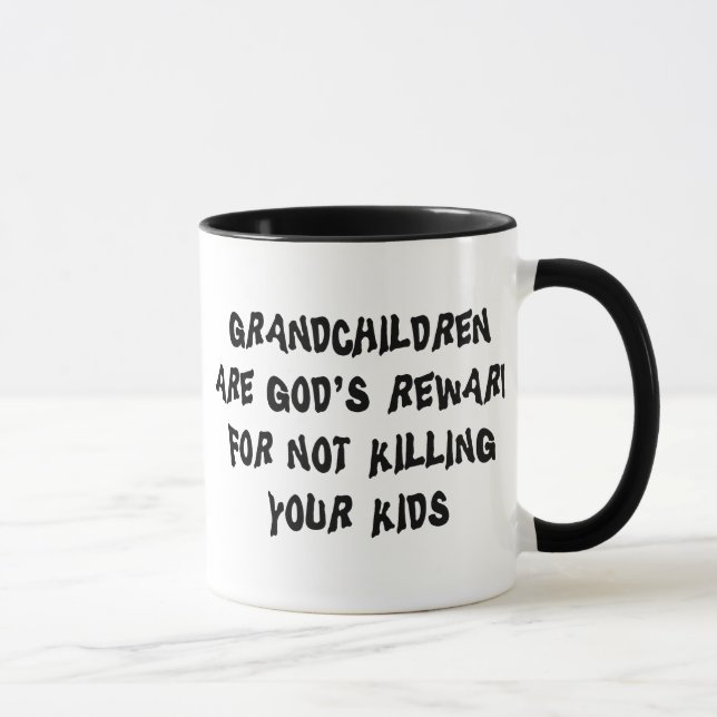 Lustiges Großeltern-Geschenk Tasse (Rechts)