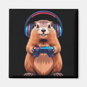 Lustiges Groundhog-Day-Videospiel Groundhog-Gaming Magnet