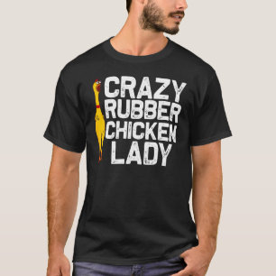 Lustiges Gummihuhn-Geschenk Frauen Mutter Gummihuh T-Shirt