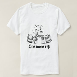Lustiges Gym-Stick-Figur-T-Shirt - Noch eine Wiede T-Shirt