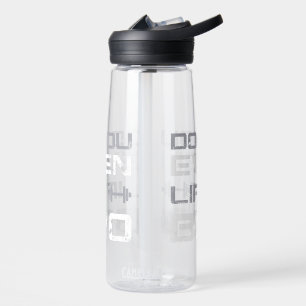 lustiges Gym-Typografie für Gewichtheber Trinkflasche