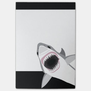 Lustiges Haifisch-Angriffs-Geschenk für Ihren Che Post-it Klebezettel