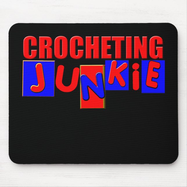 Lustiges Häkeln Mousepad (Vorne)