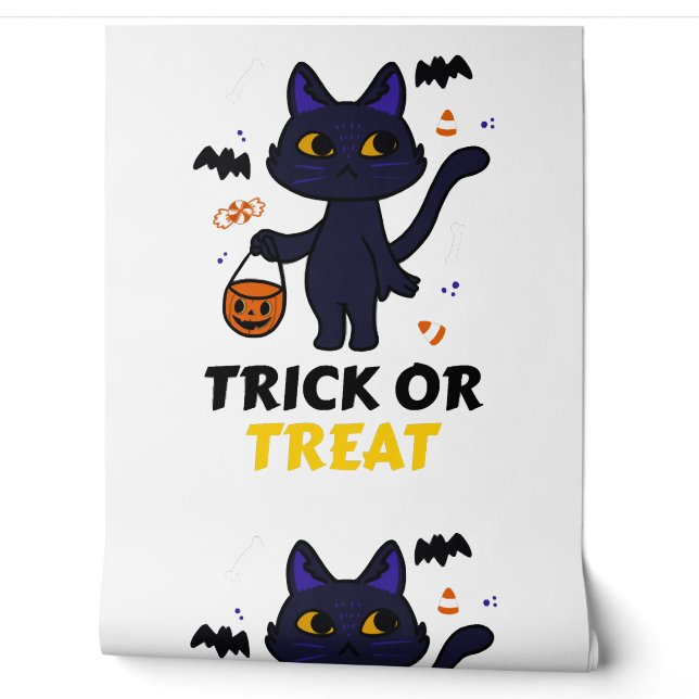 lustiges halbrunder Katzenkostüm - halloween-Gesch Tapete (Abrollen)