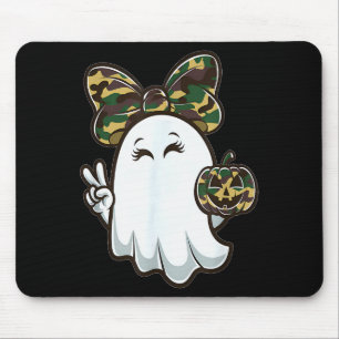 Lustiges Hallo Jagdsaison Halloween-Tarnung Ca Mousepad