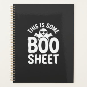 Lustiges Halloween Boo Sheet Gespenst Design_1 Planer