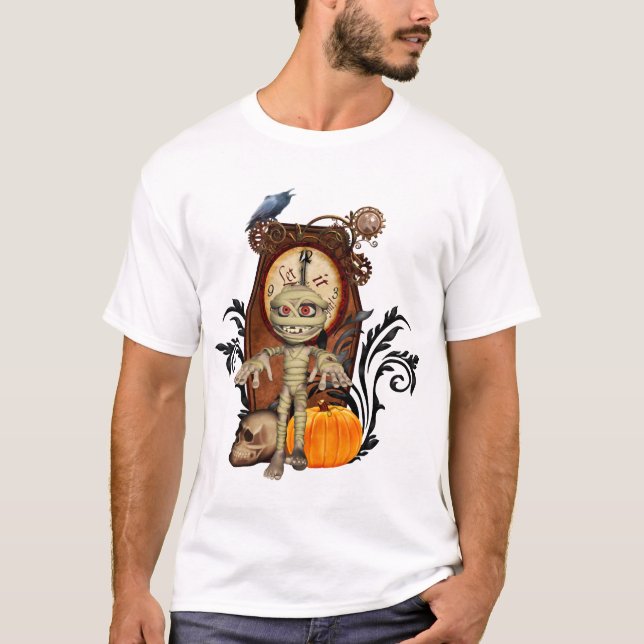 Lustiges Halloween-Design T-Shirt (Vorderseite)