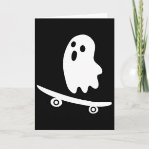Lustiges Halloween-Geist-Skateboard-faul-Kostüm Sk Karte