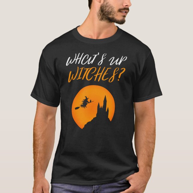 Lustiges Halloween-Geschenk - was ist herauf T-Shirt (Vorderseite)