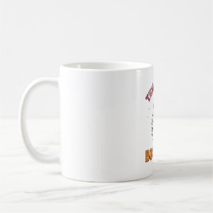 Lustiges Halloween-Gespenst Boo-Blatt Floral Retro Kaffeetasse