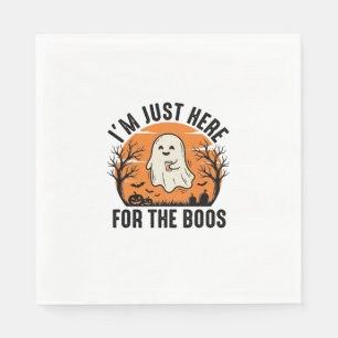 Lustiges Halloween-Gespenst, nur hier für die Buh- Serviette