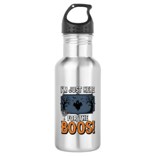 Lustiges Halloween-Gespenst T-Shirt Design_1 Edelstahlflasche