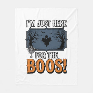 Lustiges Halloween-Gespenst T-Shirt Design_1 Fleecedecke