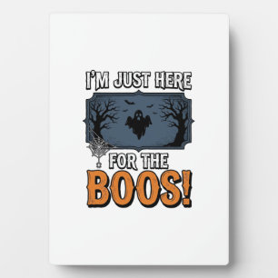 Lustiges Halloween-Gespenst T-Shirt Design_1 Fotoplatte