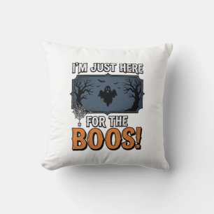 Lustiges Halloween-Gespenst T-Shirt Design_1 Kissen