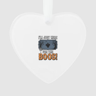 Lustiges Halloween-Gespenst T-Shirt Design_1 Ornament