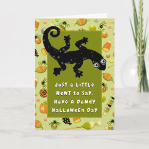 Lustiges Halloween Karte