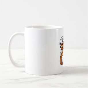 Lustiges Halloween-Katze-Kürbis-Typografie-Shirt-D Kaffeetasse