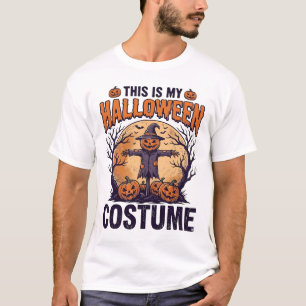 Lustiges Halloween-Kostüm Kürbis Hexe Shirt Design
