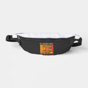 Lustiges Halloween Lehrer Mein Besen Brach Hexen D Bauchtasche