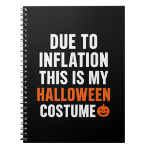 Lustiges Halloween-Notizbuch – Aufgrund von Inflat Notizblock