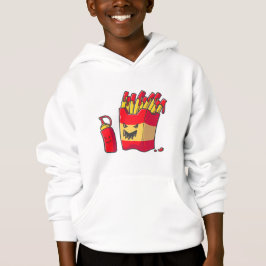 lustiges Halloween-Pommes-Monster Hoodie