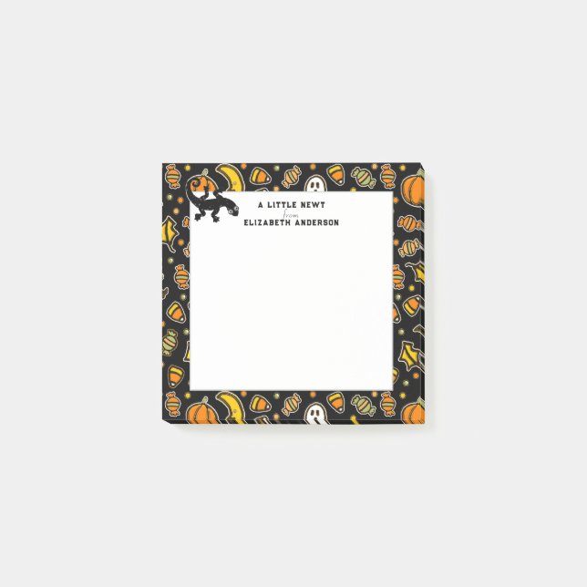 Lustiges Halloween Post-it Klebezettel (Vorderseite)