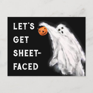 Lustiges Halloween Postkarte