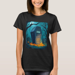 Lustiges Halloween-Sarg-Kostüm für Jungen und Mädc T-Shirt