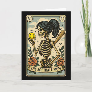 Lustiges Halloween Softll Mama Mom Skelett Tarot A Karte