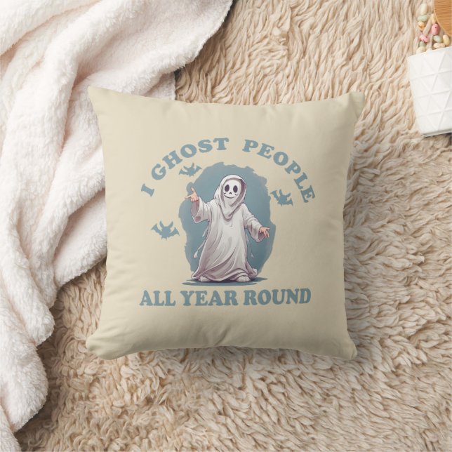 lustiges halloween Sprichwort Kissen (Decke)