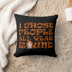 lustiges halloween Sprichwort Kissen