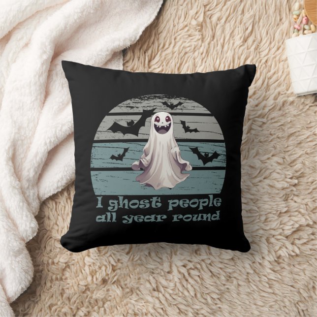 lustiges halloween Sprichwort Kissen (Decke)