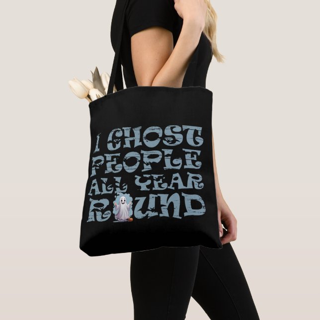 lustiges halloween Sprichwort Tasche (Von Nahem)